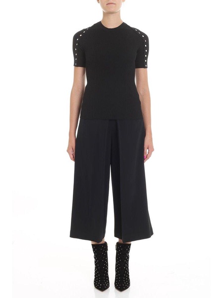 Alexander Wang Embellished Ribbed Top