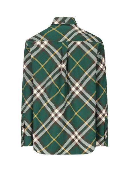 Burberry Checked Buttoned Shirt