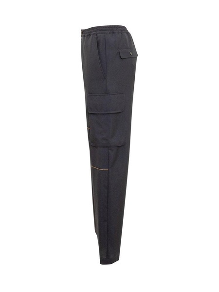 Marni Stitch Detailed Straight-Leg Cargo Pants