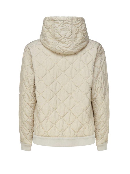 Quilted Sweatshirt With Hood And Drawstring