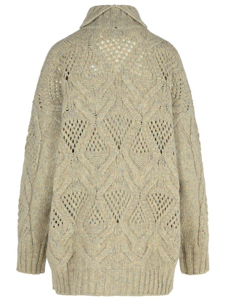 Sportmax 'Edicola' Grey Wool Blend Sweater