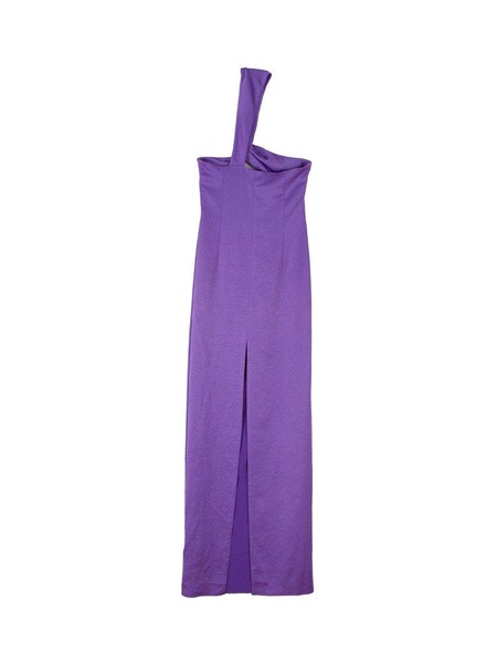 Nanushka Maseco Twisted Crisp Satin Maxi Dress