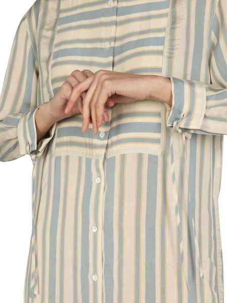 Aspesi Striped Pattern Shirt Dress