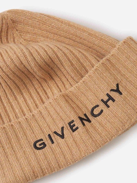 Givenchy Logo Embroidered Knit Beanie