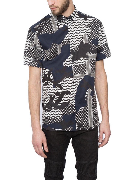 Neil Barrett Patterned Short Sleeved Shirt