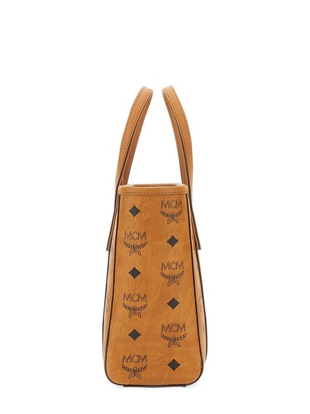 MCM Aren Top-Zip Mini Shopper Bag