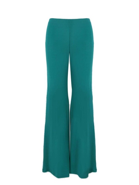 Alberta Ferretti High Waist Flared Tailored Trousers