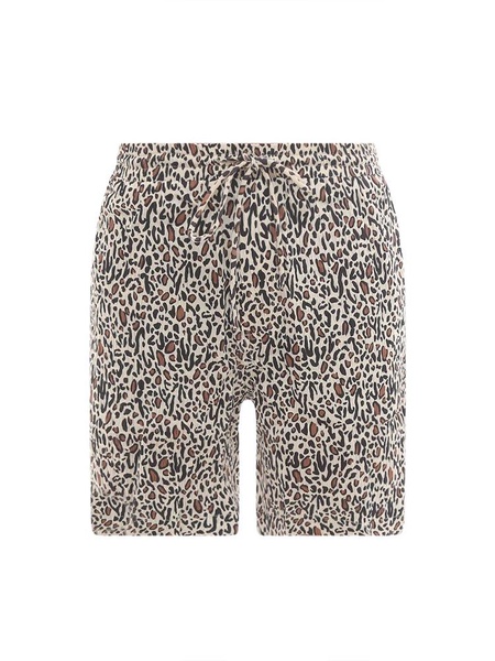 Nanushka Leopard Printed Drawstring Shorts