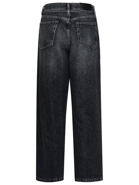 Acne Studios Embossed Label Mid-Waist Jeans