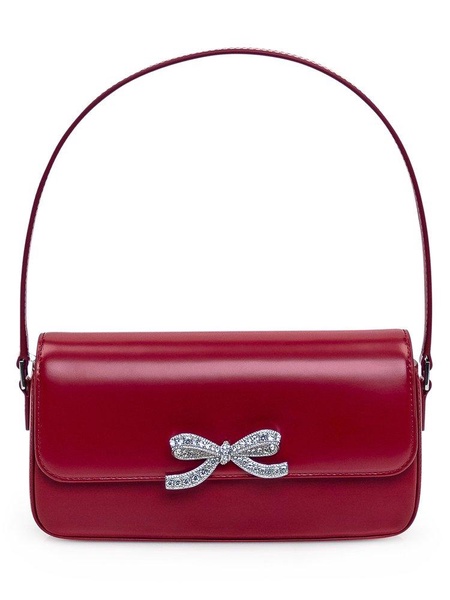 Self-Portrait Bow-Embellished Baguette Bag