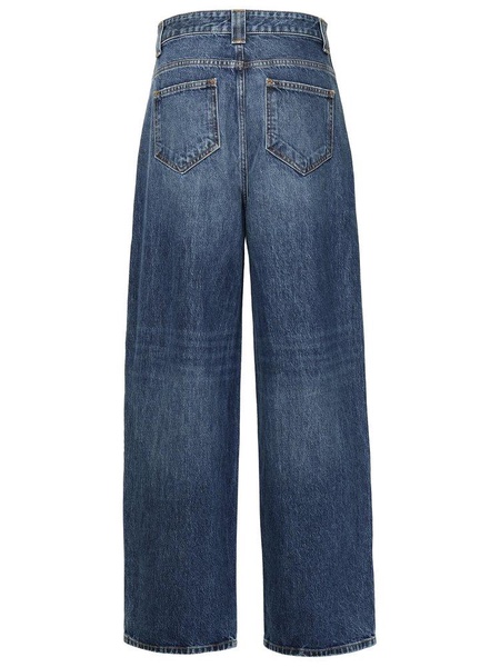 Khaite The Bacall Wide Leg Jeans