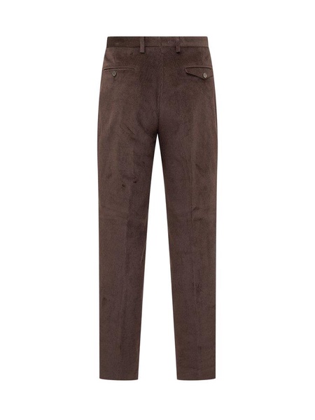 Etro Floral Tape Corduroy Trousers