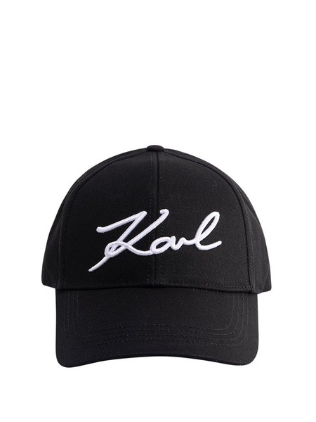 Karl Lagerfeld Logo Embroidered Baseball Cap