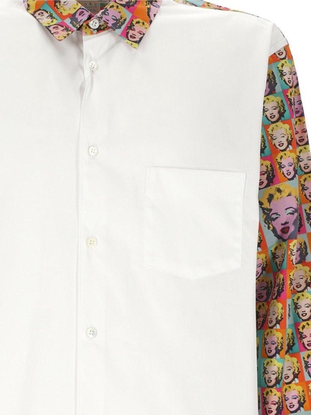 Comme Des Garcons Graphic Printed Shirt