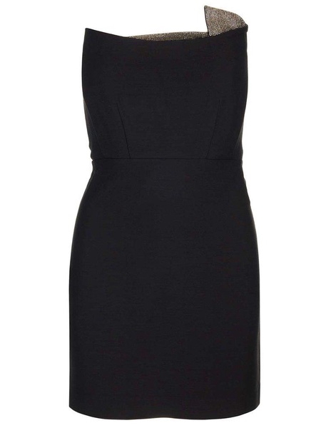 Roland Mouret Strapless Embellished Mini Dress