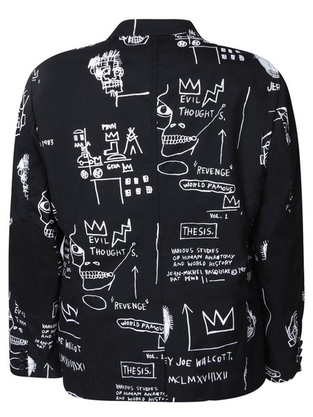 Junya Watanabe MAN X Basquiat Graphic-Printed Tailored Blazer