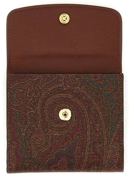 Etro Paisley Printed Wallet