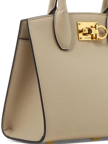 Ferragamo Studio Box Small Top Handle Bag