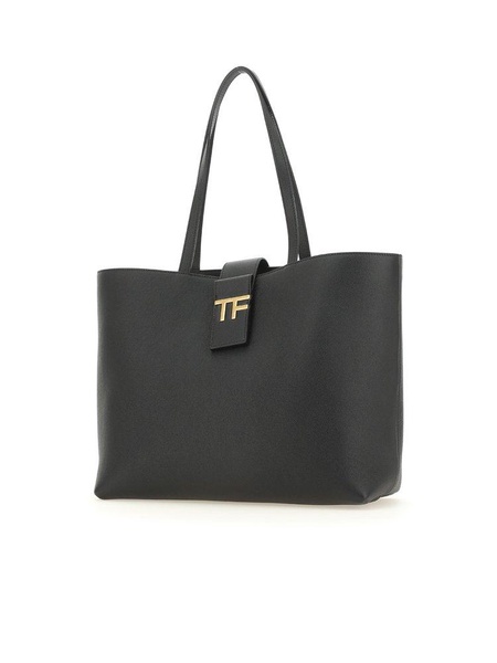 Tom Ford Logo Plaque Small Tote Bag