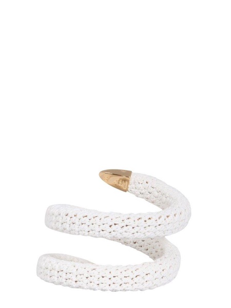 Bottega Veneta Crochet Spiral Bracelet