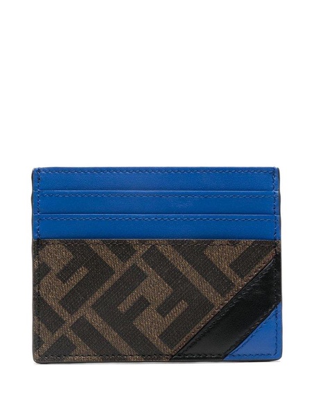 Fendi Diagonal FF Printed Card Holder