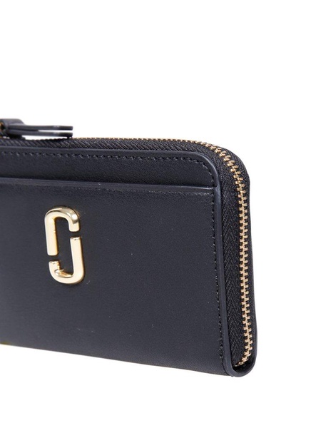 Marc Jacobs Logo Plaque Zip-Up Wallet