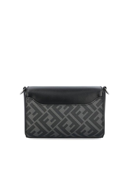 Fendi Logo Plaque Crossbody Bag