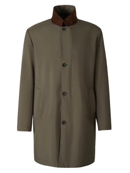 Loro Piana Contrasting Buttoned Coat