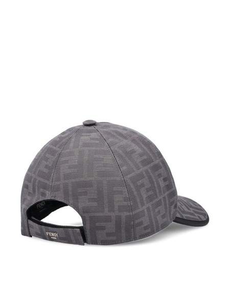 Fendi FF Jacquard Curved-Peak Baseball Cap