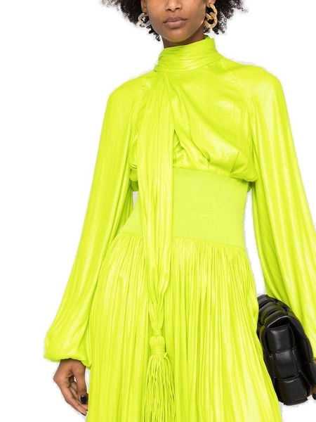 Bottega Veneta Tassel Detail Flared Dress