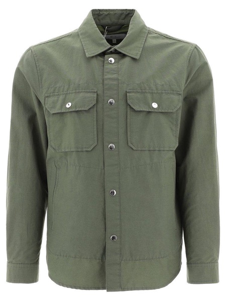 Woolrich Curved Hem Overshirt