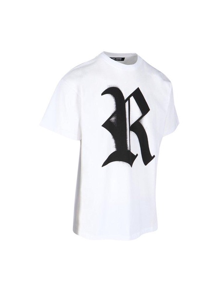 Raf Simons Logo Printed Crewneck T-Shirt