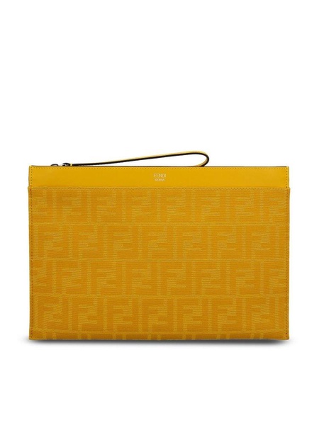 Fendi FF Jacquard Flat Medium Pouch