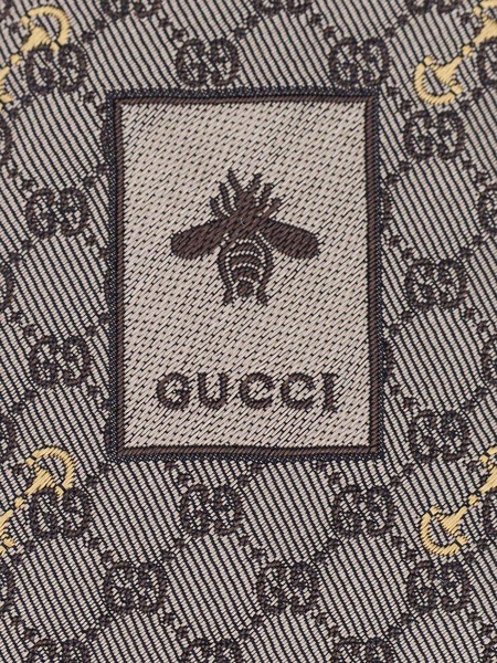 Gucci Horsebit Embroidered Tie