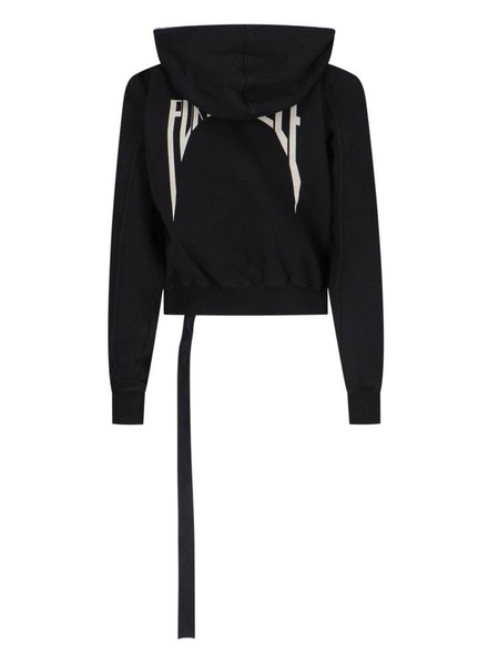 Rick Owens DRKSHDW Long-Sleeved Zipped Hoodie