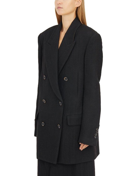 Uma Wang Double-Breasted Oversized Coat