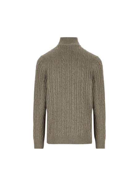 Loro Piana Zipped Turtleneck Knitted Sweater