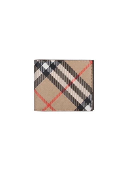 Burberry Check Printed Bifold Wallet