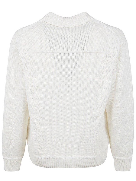 Junya Watanabe like boys buttoned knitted cardigan