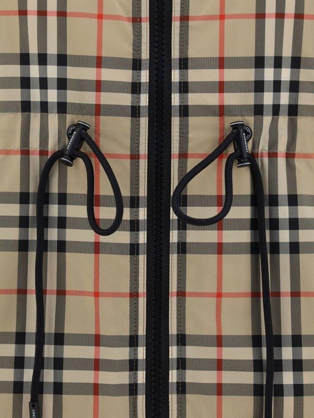 Burberry Checked Drawstring Jacket