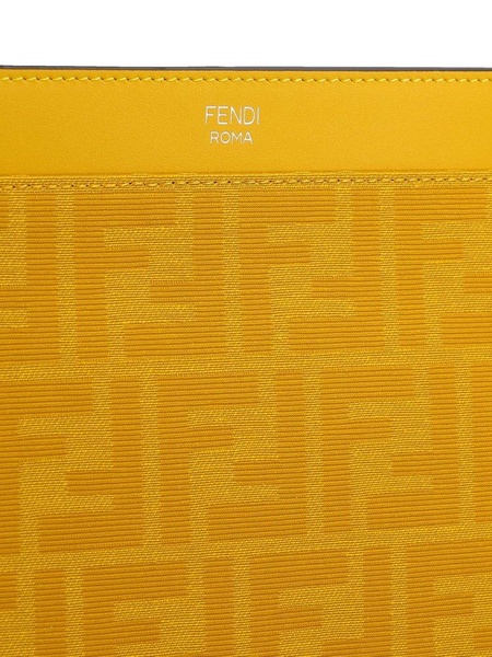 Fendi FF Jacquard Flat Medium Pouch