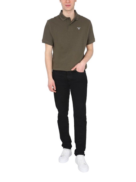 Barbour Logo Embroidered Polo Shirt