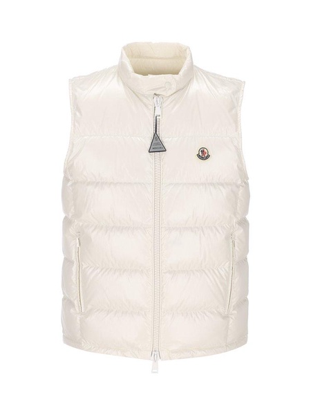 Moncler Logo Patch Zip-Up Gilet