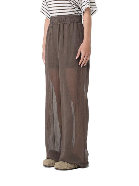 Brunello Cucinelli High-Waist Wide Leg Trousers