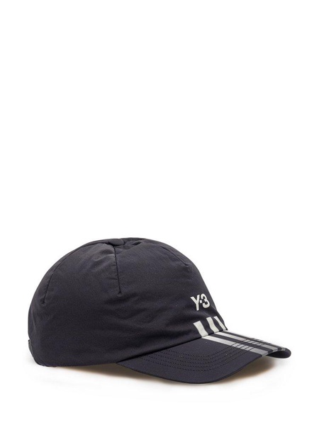 Y-3 X Adidas Logo Printed Baseball Cap