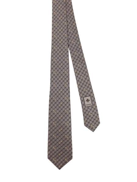 Gucci Horsebit Embroidered Tie