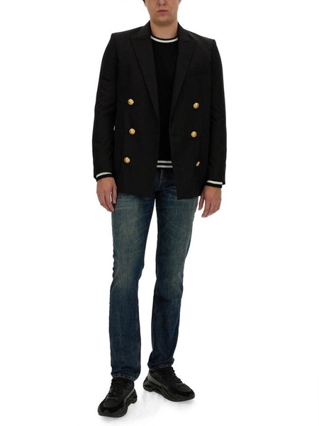 Balmain Two-Toned Regular Fit Jumper