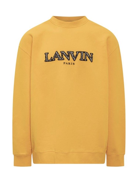 Lanvin Logo Embroidered Crewneck Sweatshirt