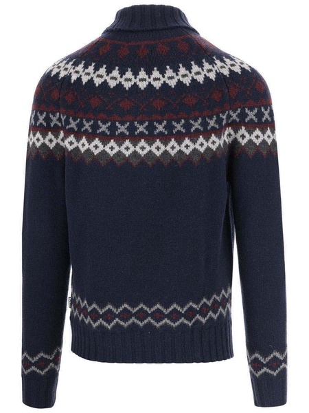 Barbour Wool Sweater With Geometric Pattern