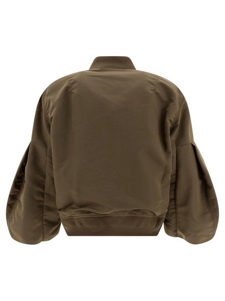 Sacai Puff Sleeved Panelled Bomber Jacket